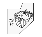 846F1CV010WK - Body: Lower Extension for Kia Image
