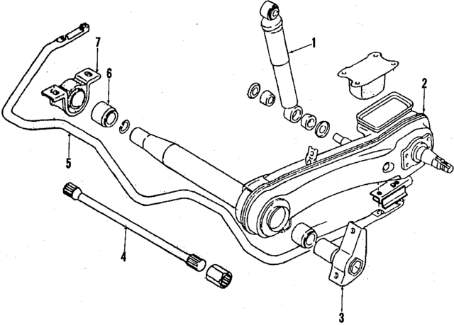 5502101R10 - : Torsion Bar for Nissan: Stanza Image