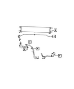 68591751AA - : Oil Cooler Pressure And Return Hose And Tube for Mopar Image