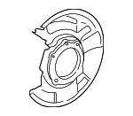 4770435091 - Brakes: Splash Shield for Toyota: 4Runner, Tacoma Image