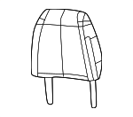 6CN032X9AB - Body: Headrest for Ram: 1500 Image