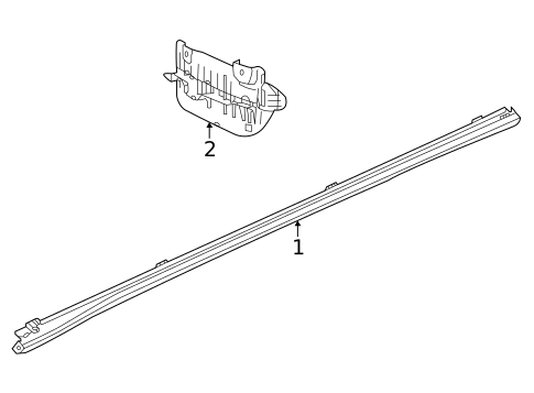 Exterior Trim - Pillars for 2022 Volkswagen ID.4 #0