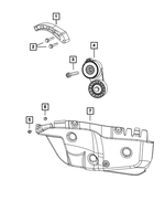 68081715AB - Cooling: Accessory Drive Shield for Mopar Image