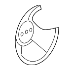 F8CZ2C028AA - Brakes: Splash Shield for FORD Image