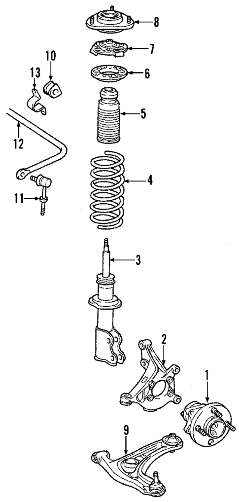 Suspension Components for 2001 Toyota MR2 Spyder #1