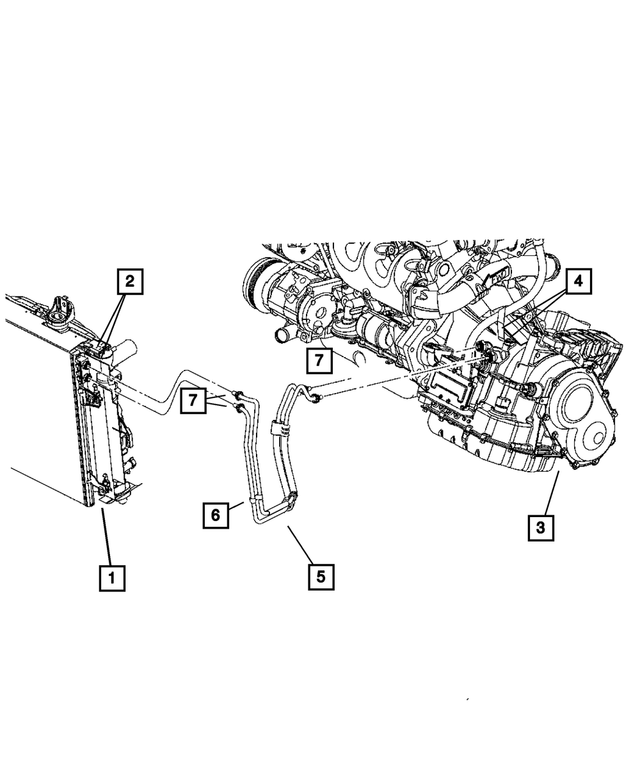 « 68059739AB – Cooling : Refroidisseur De Condensateur Et Transmission Refroidiss pour Mopar Image »