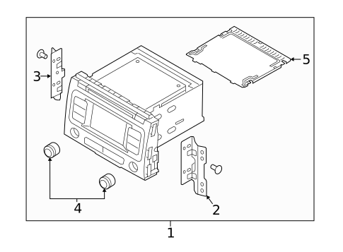 Antenna & Radio for 2015 Kia Sedona #2