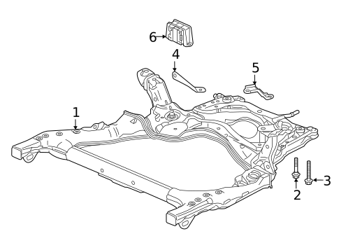 Suspension Mounting for 2021 Acura RDX #0