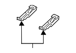 PE0118867 - Emission System: Upper Oxygen Sensor Clip for Mazda: 3, 6, CX-3, CX-30, CX-5, CX-50 Image