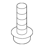 982758 - Body: Sun-visor Bolt for Volvo: C30, C40 Recharge, C70, EC40, EX30, EX90, S40, S60, S60 Cross Country, S90, V50, V60, V60 Cross Country, V70, V90 Cross Country, XC40, XC40 Recharge, XC60, XC70, XC90 Image