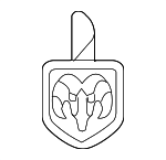 4806013AA - Body: Emblem for Dodge: Charger, Magnum Image