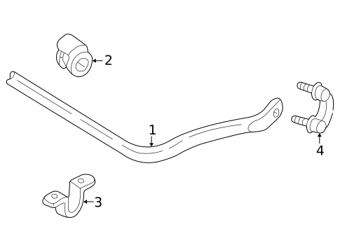 Stabilizer Bar & Components for 2006 Audi A6 #0