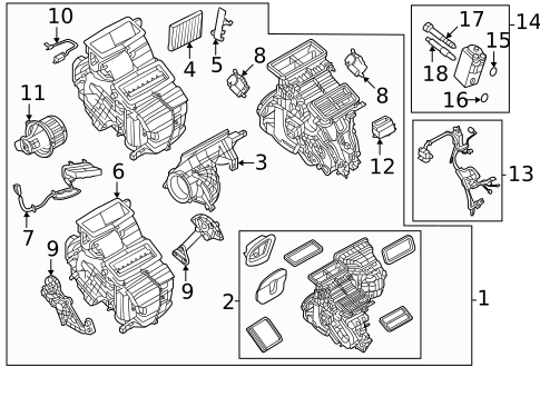 HVAC Case for 2024 Fiat 500E #0