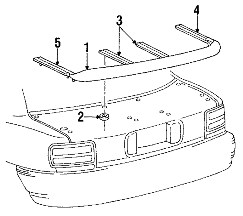 Luggage Carrier for 1992 Oldsmobile Achieva #0