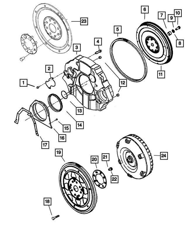 RL109671AA - Engine 6.7L Cummins (Diesel): Torque Converter Package for Mopar Image image