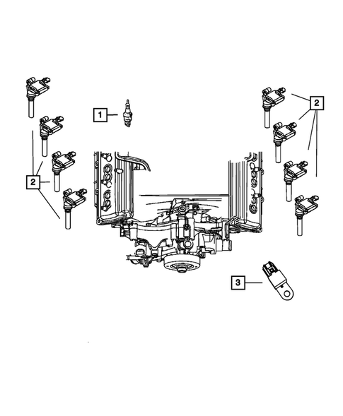 Ignition - Spark Plugs, Cables, Coils, and Glow Plugs for 2014 Jeep Grand Cherokee #0