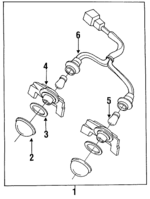 34100SF1A02 - : License Lamp for Honda Image
