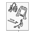 81126SEPA01 - Body: Seat Back Frame for Acura Image