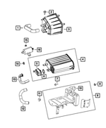 52121718AB - Emission Controls: Filter To Canister Hose for Mopar Image