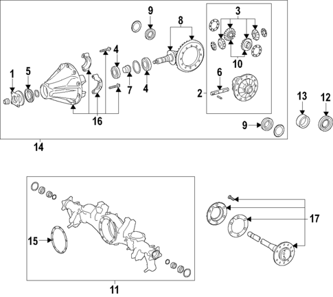 Differential for 2022 Lexus LX600 #0