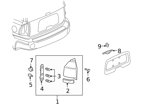 License Lamps for 2005 Isuzu Ascender #0