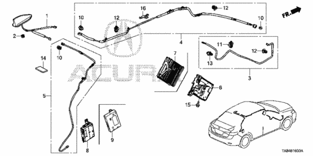 Antenna for 2013 Acura ILX #0