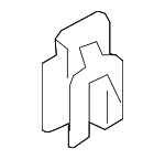 51439143451 - Body: Upper Quarter Trim Retainer for Mini: Cooper Countryman Image