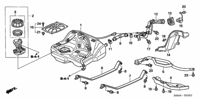 Fuel Tank (2) for 2005 Acura RSX #0