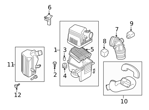 Air Intake for 2010 Suzuki Grand Vitara #0