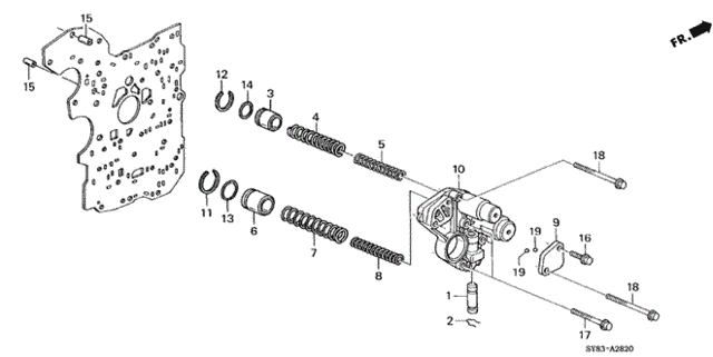 AT Accumulator Body (1) for 1998 Acura CL #0