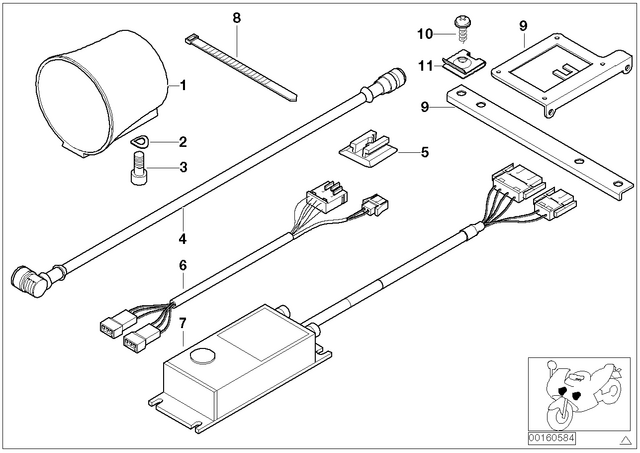 7129904221 - : Body Nut - St4.2-3-zns3 for BMW-Motorrad Image