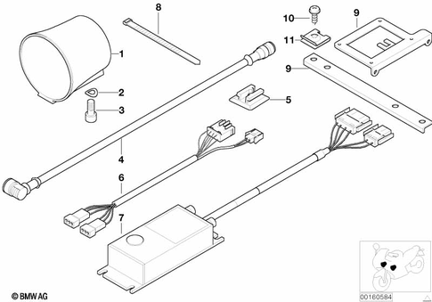 Special Instruments (Authorities) for 2003 BMW-Motorrad R 1150 R #0