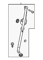 8A8Z74611B69AC - Electrical: Outer Belt Assembly for Ford: Flex Image