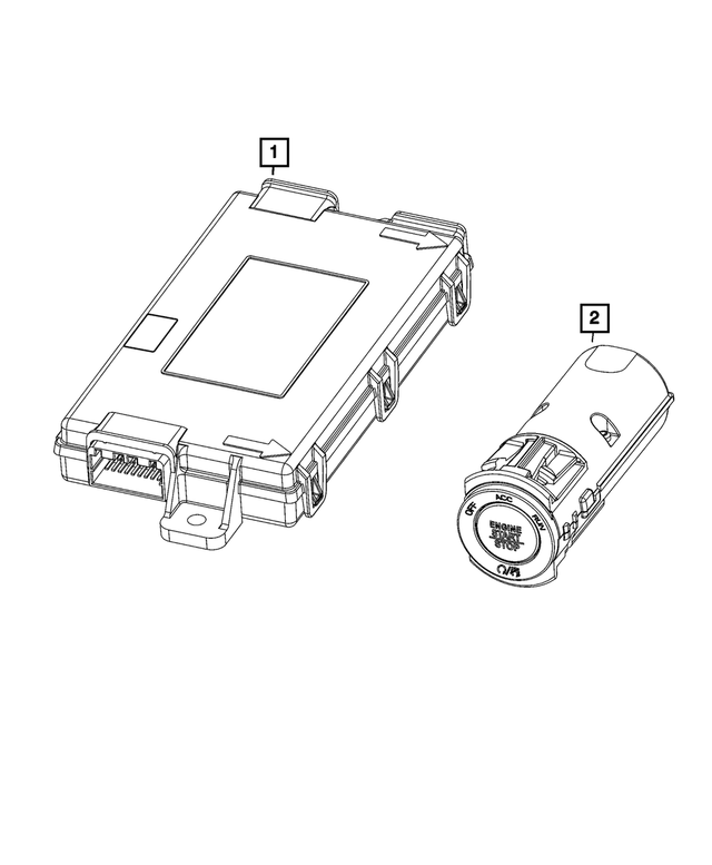 68441615AA - Electrical: Hub Receiver for Mopar Image