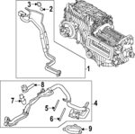 LR133089 - : 2023 Land Rover Range Rover Sport - A/C Service Valve Cap for Land Rover: Range Rover Sport Image