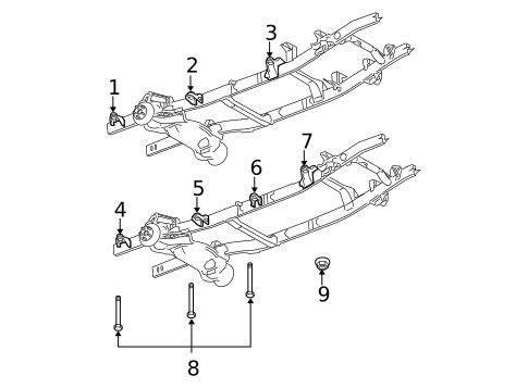 Frame & Components for 2007 Dodge Ram 2500 #3
