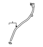 6Q115610B - Engine: Oil Tube for Audi Image