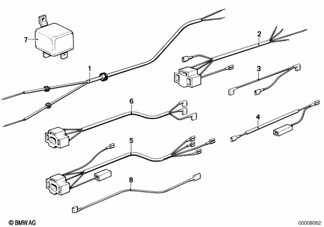61131352577 - General Electrical System: Cable Socket Female - B=9.1/L=16.8 for BMW-Motorrad Image