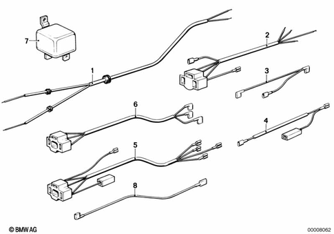 Auxiliary Cable for 1984 BMW-Motorrad R 80 RT #2