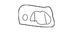 21193201107F72 - Body: Hinge Cover for Mercedes-Benz Image