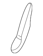 3L2Z7861348CAC - Body: Latch Cover for Ford: Explorer, Explorer Sport Trac Image