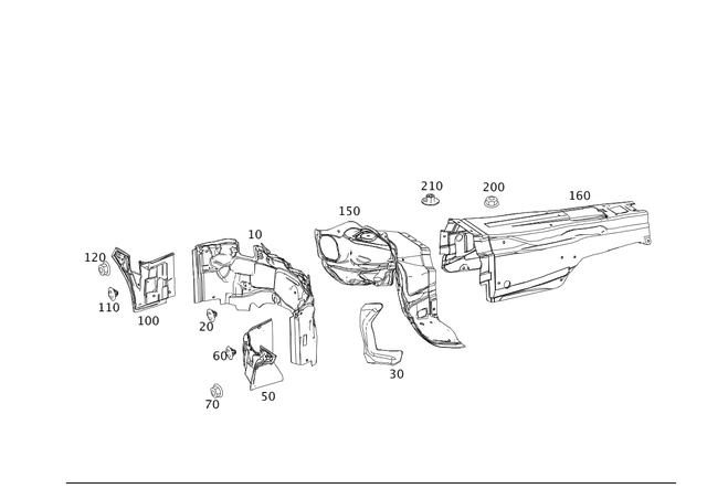 2046828004 - Trim: Damping for Mercedes-Benz Image image