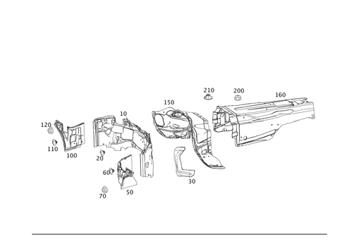 Damping in Engine Compartment for 2013 Mercedes-Benz GLK350 #0