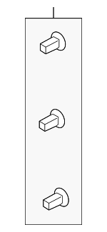 WHT004935 - Body: Rear Insulator Nut for Porsche: Cayenne, Macan, Panamera Image