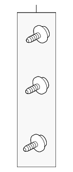 N90974701 - Body: Rear Insulator Bolt for Porsche: Cayenne, Macan, Panamera Image