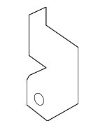 95B810659AYGRV - Body: Lower Bracket for Porsche: Macan Image