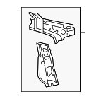 6170875010 - : Roof Side Panel for Lexus: HS250h Image