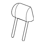 81340SZAA02ZC - Body: Headrest, Outer for Honda: Pilot Image