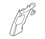 4F0867243A1MB - Body: Upper Center Pillar Trim for Audi Image