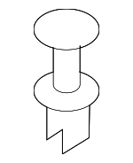 1C0867207 - Body: Bracket Clip for Audi Image